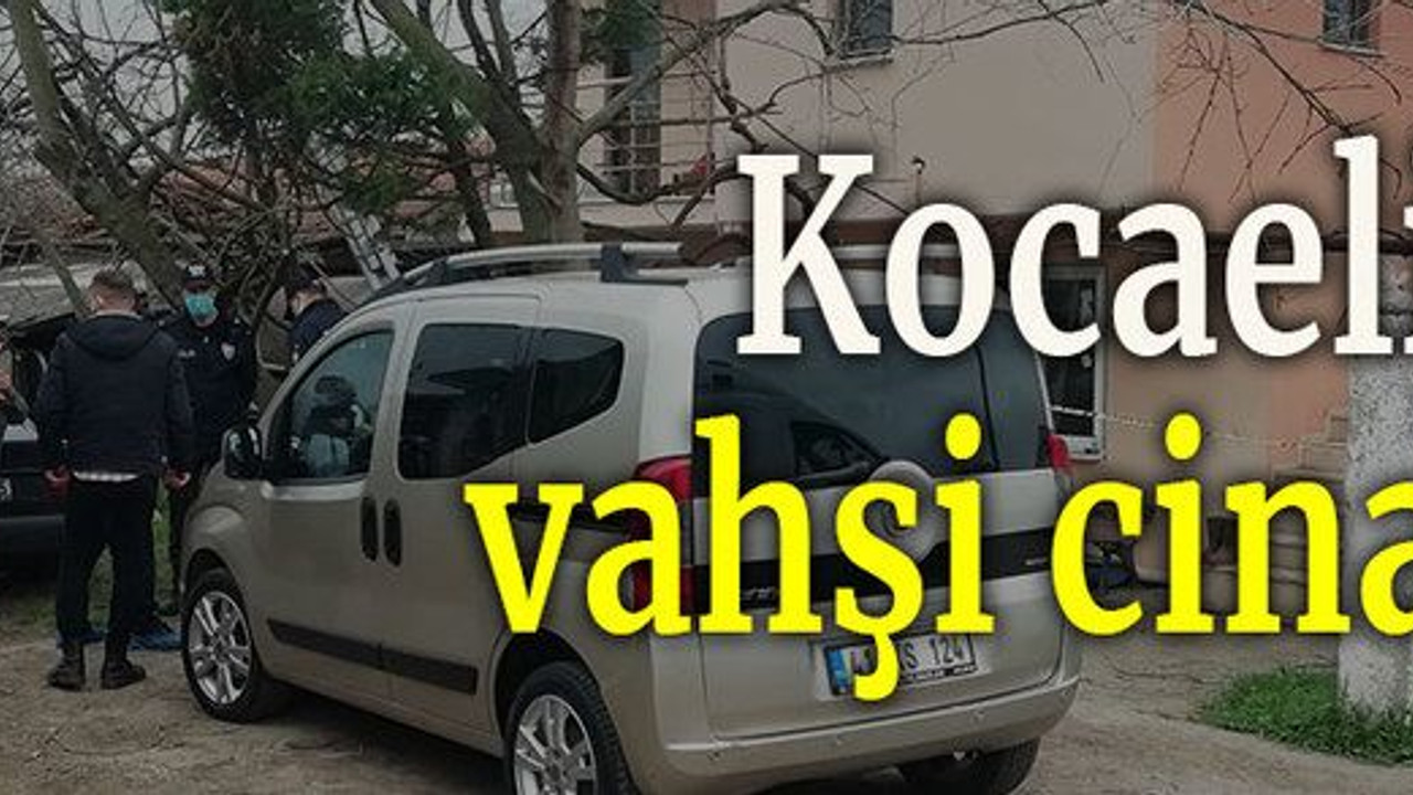 Kocaeli'de vahşi cinayet